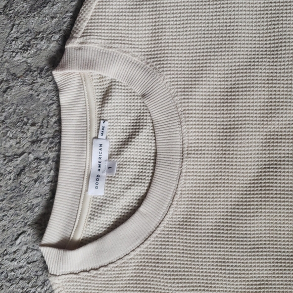 Good American thermal boyfriend sweatshirt - Picture 5 of 8